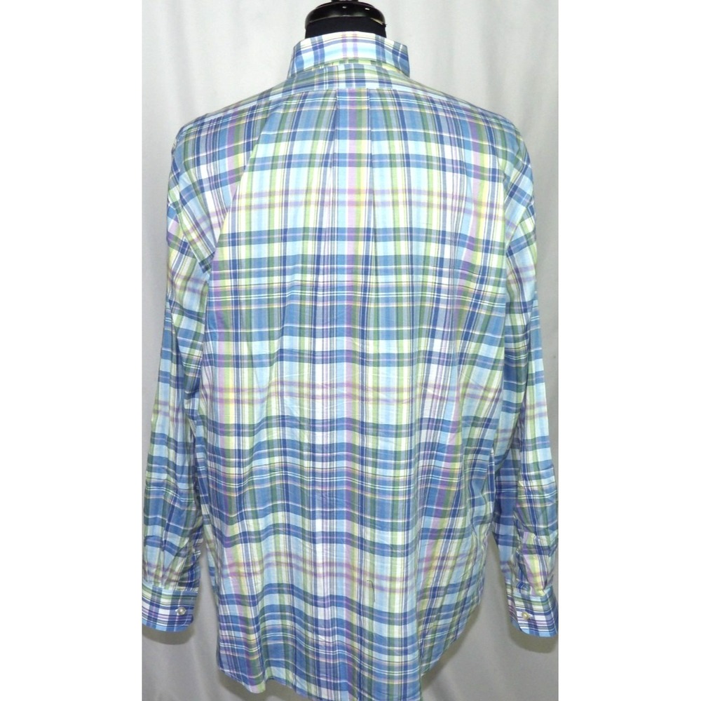 Vineyard Vines Long Sleeved Plaid Slim Fit Button Up Whale Shirt Men's XL - Picture 5 of 6